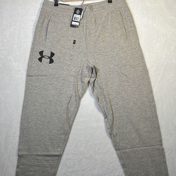 Under Armour UA Men's Rival Fleece Logo Joggers Sweatpants NWT- Men XL - Picture 3 of 7
